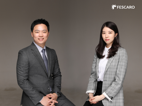FESCARO首席执行官Seok-min Hong（左）和首席技术官Hyun-jung Lee（右）（照片：FESCARO） 