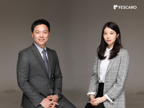 FESCARO執行長Seok-min Hong（左）和技術長Hyun-jung Lee（右）（照片：FESCARO） 