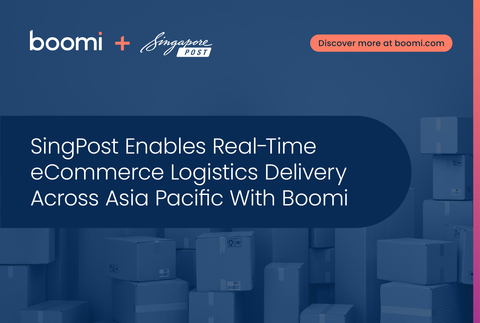 SingPost與Boomi合作，促成亞太區即時電子商務物流配送（圖片：美國商業資訊）