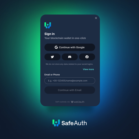 Introducing SafeAuth: The Powerhouse Collaboration between Web3Auth and Safe to Onboard and Connect Millions of Users Across the Safe Ecosystem (Photo: Business Wire)