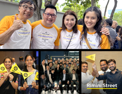 Rimini Street新加坡及日本分公司取得「全球最佳工作場所」認證，印度分公司列入資訊科技及資訊科技外包產業類的「印度50大最佳工作場所」名單。（照片來源：美國商業資訊） 