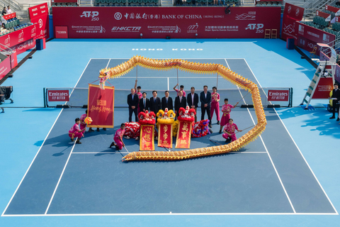 「中銀香港網球公開賽」2024年開幕禮。(圖片來源: 中銀香港網球公開賽2024)