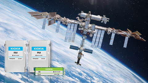 KIOXIA SSD伴随太空发射任务前往国际空间站（图示：美国商业资讯） 