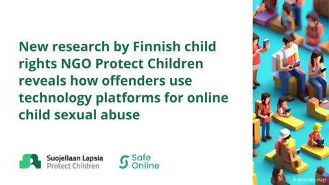 一項開創性新研究披露了犯罪者利用科技平台對兒童進行線上性虐待的驚人事實。照片：Protect Children