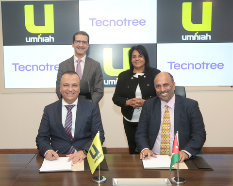 Tecnotree与Umniah达成数百万美元交易，领衔Sensa AIML嵌入式BSS转型（照片：美国商业资讯） 