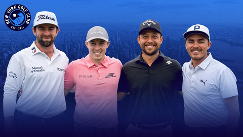 纽约高尔夫俱乐部队名单：Cameron Young、Matt Fitzpatrick、Xander Schauffele、Rickie Fowler（照片：美国商业资讯） 
