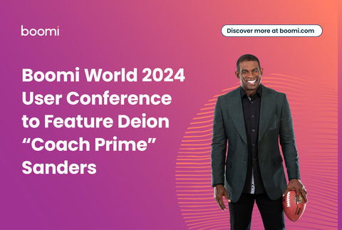 Boomi World 2024用户大会将邀请“最佳教练”Deion Sanders担任主讲嘉宾（图示：美国商业资讯） 
