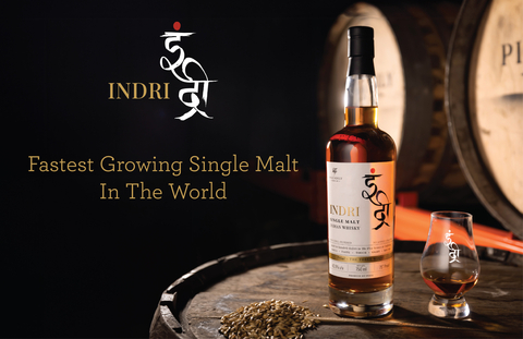 Indri成为全世界成长最快的单一麦芽威士忌品牌。（照片：美国商业资讯） 