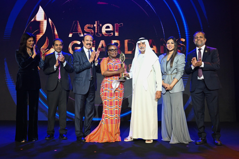 来自加纳的Naomi Oyoe Ohene Oti护士,2025年Aster守护者全球护理奖获奖者 (照片:AETOSWire)