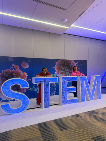 Mary Kay judges, Carrissa Dowdy, Manager, Product Formulation, and Kristin Dasaro, Director, Package Engineering and Sustainability, awarded grants to the next generation of young women in STEM leaders. (Photo Credit: Mary Kay Inc.)