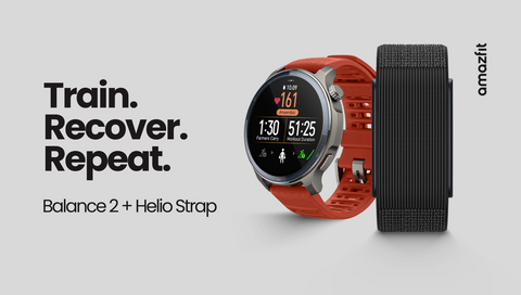 Amazfit Introduces Balance 2 Smartwatch and Helio Strap