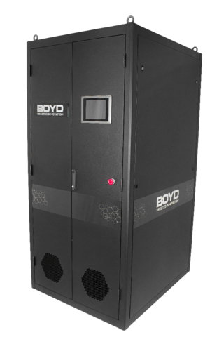 Boyd的高容量ROL2300行間冷卻液分配單元(CDU)容量高達2.3千瓩，能為超大規模、代管和企業資料中心的現代高功率AI處理器提供高效可靠的冷卻。單台ROL2300能高效冷卻10多個NVL72機架。其經過最佳化設計，能輕鬆適配資料中心伺服器行，並且在設計上致力於最大限度提升運維效率。憑藉高容量流量和應力性能，客戶在AI液冷應用中可減少CDU的使用數量。