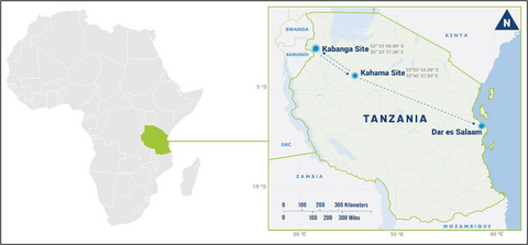 Figure 3: Kabanga Nickel Project location in Tanzania.