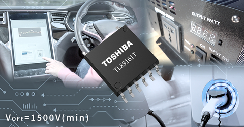 Toshiba推出新型光继电器“TLX9161T”，该器件采用小型封装并实现1500V输出耐受电压。