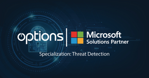 Options Bolsters Security Leadership with Microsoft Solutions Partner Specialization for Threat Detection