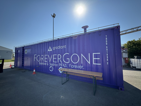 Gradiant has announced advancements in its ForeverGone PFAS destruction platform and the commissioning of a ForeverGone system at Munich International Airport to address complex, legacy PFAS challenges.