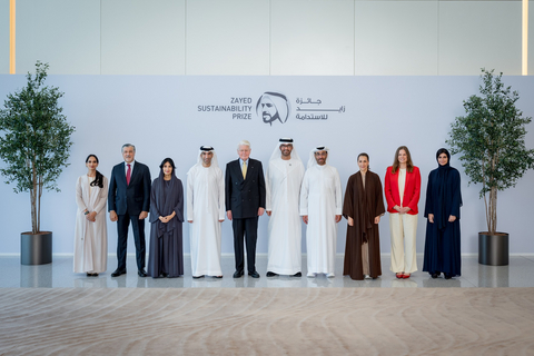 Zayed Sustainability Prize于阿布扎比举行,选出2026年度33名入围者(照片:AETOSWire)