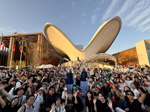 2025年大阪世界博览会科威特馆闭馆,成为最受欢迎和最有特色的展馆之一(照片:AETOSWire)
