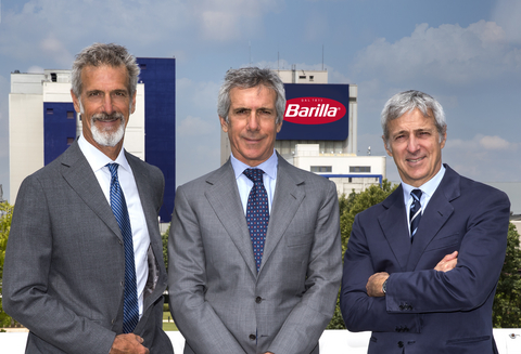 Guido, Paolo and Luca Barilla. © Barilla 