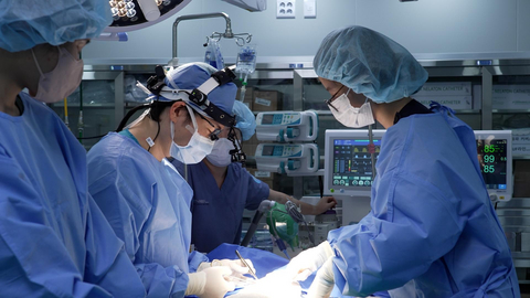 Dr. Eom Tae-heum and the NEL Animal Heart Team performing a high-precision open-heart surgery at NEL Animal Medical Foundation. (Image: NEL Animal Medical Foundation)