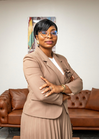 Rose Pola Pricemou, Minister of Posts, Telecommunications and Digital Economy of the Republic of Guinea (Photo: AETOSWire)

