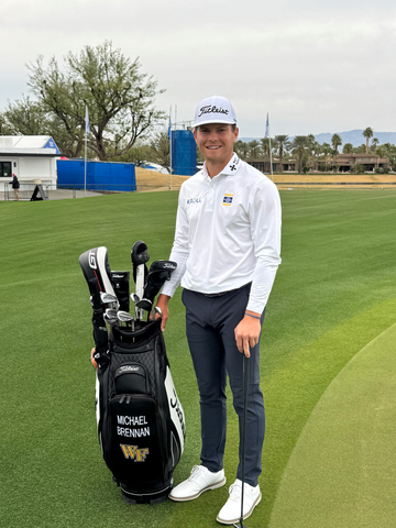 PGA巡回赛选手Michael Brennan。