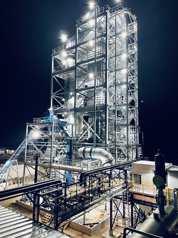 Meadow Lake Tribal Council (MLTC)'s bioenergy mill in Meadow Lake, Saskatchewan.