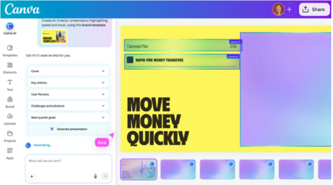 Brand Intelligence ensures every design starts and remains on-brand.

