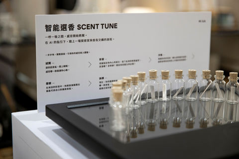 KAORIUM於HOLA快閃店實際應用展示