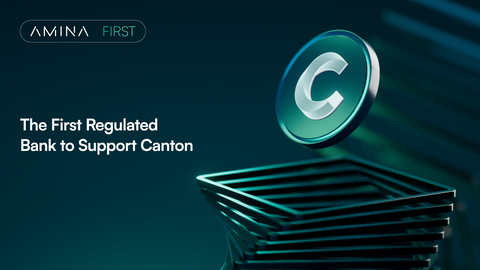 AMINA Becomes First Bank to Support Canton Coin Trading and Custody