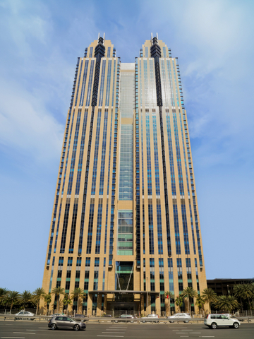 谢赫扎耶德路香格里拉酒店外观。（照片：AETOSWire）