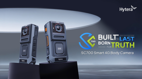 Hytera's latest SC700 Smart 4G Body Camera