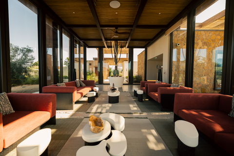 Resort architecture and accommodation at Six Senses AMAALA, Triple Bay