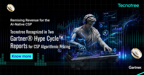 Tecnotree Recognized in Two Gartner® Hype Cycle™ Reports for CSP Algorithmic Pricing