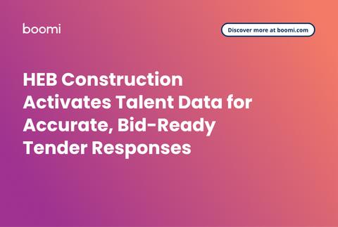 HEB Construction Activates Talent Data for Accurate, Bid-Ready Tender Responses

