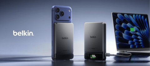 展示首批两款采用BoostSolid技术的Belkin移动电源的产品图片