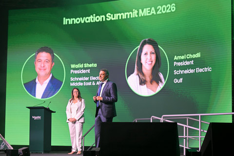 Walid Sheta, President, MEA Zone at Schneider Electric, releasing the company's 2026 Industrial AI in CPG Study for the UAE, at Schneider Electric Innovation Summit MEA (Photo: AETOSWire)
