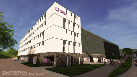 3D rendering of the new SES manufacturing facility.