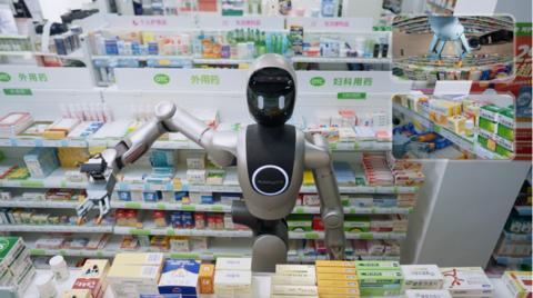 Robbyant's medication dispensing robotics solution deployed at Guo Da Drugstore in Shanghai

