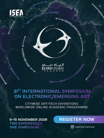 Dubai Culture Opens Registration for ISEA2026 Dubai (Graphic: AETOSWire)

