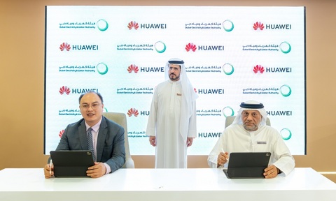 迪拜水电局在WETEX 2026期间与全球合作伙伴签署三项协议。（照片来源：AETOSWire）

