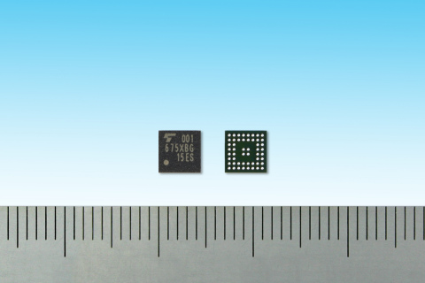 東芝:一款搭載內建快閃記憶體和NFC功能的藍牙IC TC35675XBG(照片:美國商業資訊)