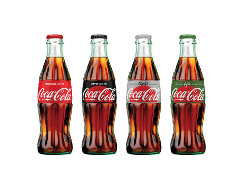 可口可乐“One Brand”包装——8盎司玻璃瓶装（照片：美国商业资讯）