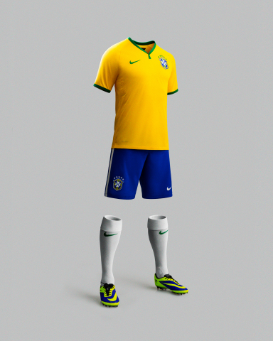 NIKE's new Brasilian National Team Kit will be worn by the host country next summer and combines performance innovation, culturally-relevant design cues and environmental sustainability. (Photo: Business Wire) 