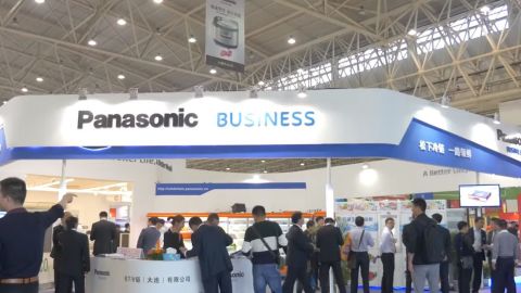 The Panasonic booth at 