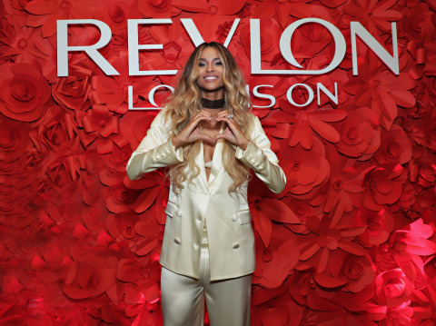 Revlon Brand Ambassador Ciara Attends the RevlonXCiara Launch Event in New York City/Refinery Hotel (Photo: Business Wire)