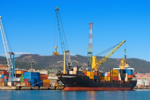 Cargo Container Ship in Port (Photo: Business Wire)