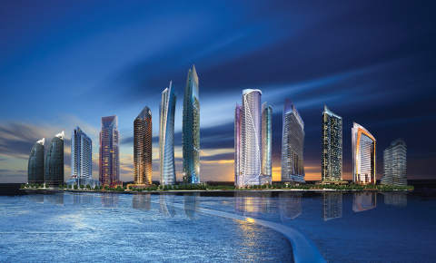 豪华房地产开发商DAMAC Properties承诺在迪拜购物节期间(DSF)销售房产赠送阿斯顿•马丁或梅赛德斯-奔驰。（照片：美国商业资讯）
