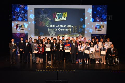 2015年松下兒童微電影全球大賽頒獎典禮在新加坡舉行 (照片：美國商業資訊) 