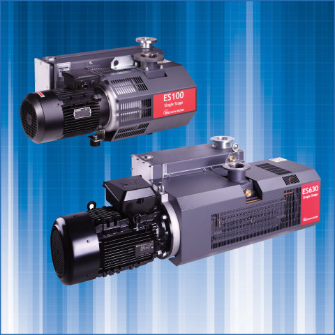 Edwards' ES single stage oil sealed rotary vane vacuum pumps (Photo: Business Wire)